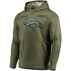 Denver Broncos 2024 Army green Pullove Hoodie