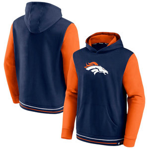 Denver Broncos Fanatics Branded Block Party Pullover Hoodie