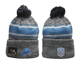 Detroit Lions NFL Knit Beanie Hats YP 9