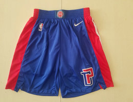 Detroit Pistons Blue NBA Shorts
