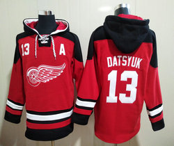 Detroit Red Wings #13 Pavel Datsyuk NHL Stitched Pullover Hoodie