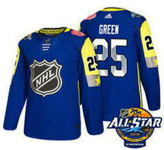 Detroit Red Wings #25 Mike Green Blue 2018 NHL All-Star Stitched Ice Hockey Jersey