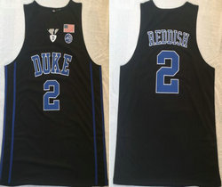 Duke Blue Devils #2 Cameron Reddish Black College Basketball Jersey