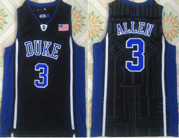 Duke Blue Devils #3 Grayson Allen Blue Round collar College Basketball Jerseys