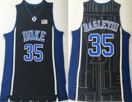 Duke Blue Devils #35 Marvin Bagley III Black College Basketball Jersey