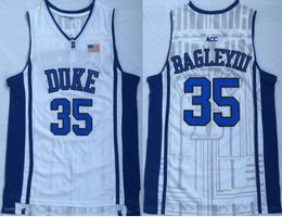 Duke Blue Devils #35 Marvin Bagley III White College Basketball Jersey