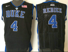 Duke Blue Devils #4 JJ Redick Black College Basketball Jersey