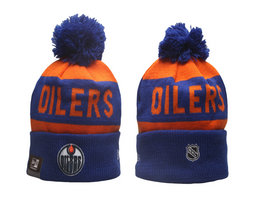 Edmonton Oilers NHL Knit Beanie Hats YP