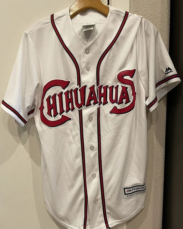El Paso Chihuahas SD Padress white jersey