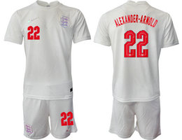 England #22 ALEXANDER-ARNOLD Home 2022 World Cup National Soccer Jersey