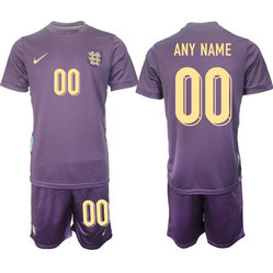 England 2024-25 Any Name Away Soccer Jersey