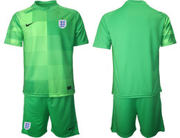 England Blank Green 2022 World Cup National Soccer Jersey