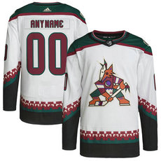 Fanatics Arizona Coyotes Custom White Authentic Stitched NHL Jersey