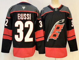 Fanatics Carolina Hurricanes #32 Brandon Bussi Black Authentic Stitched NHL Jersey
