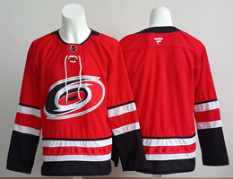 Fanatics Carolina Hurricanes Blank Red Authentic Stitched NHL Jersey
