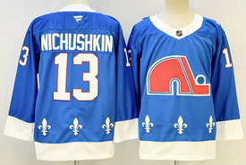 Fanatics Colorado Avalanche #13 Valeri Nichushkin Blue Authentic stitched NHL jersey