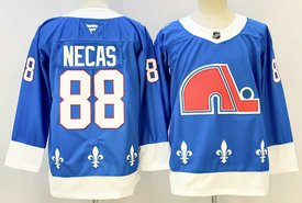 Fanatics Colorado Avalanche #88 Martin Necas Blue Authentic stitched NHL jersey