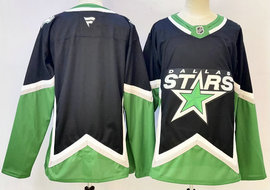 Fanatics Dallas Stars Blank Black Third Authentic Stitched NHL jersey