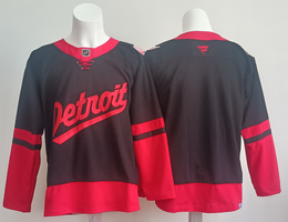 Fanatics Detroit Red Wings Blank Black 2024-2025 Stadium Series Jersey
