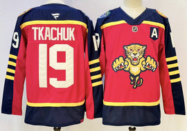 Fanatics Florida Panthers #19 Matthew Tkachuk Red 2026 Authentic Stitched NHL jersey