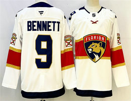 Fanatics Florida Panthers #9 Sam Bennett White Authentic Stitched NHL jersey