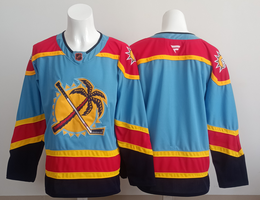 Fanatics Florida Panthers Blank Light Blue Reverse Retro Authentic Stitched NHL jersey