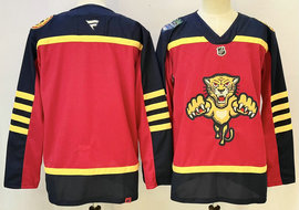 Fanatics Florida Panthers Blank Red 2026 Authentic Stitched NHL jersey