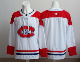 Fanatics Montreal Canadiens Blank White Authentic Stitched NHL jersey