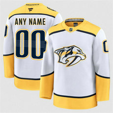 Fanatics Nashville Predators Custom White Authentic Stitched NHL Jersey
