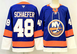 Fanatics New York Islanders #48 Matthew Schaefer Blue Authentic Stitched NHL jersey