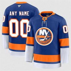 Fanatics New York Islanders Custom Blue Authentic Stitched NHL Jersey