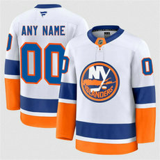 Fanatics New York Islanders Custom White Authentic Stitched NHL Jersey