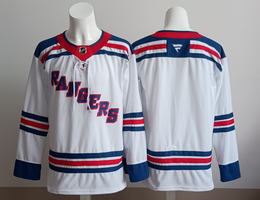Fanatics New York Rangers Blank White Rangers Stitched Jersey