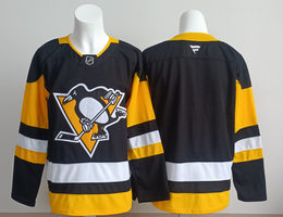 Fanatics Pittsburgh Penguins Blank Black Authentic Stitched NHL jersey