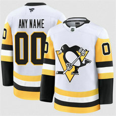 Fanatics Pittsburgh Penguins Custom White Authentic Stitched NHL Jersey