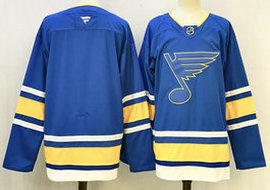 Fanatics St. Louis Blues Blank Blue 2025 Authentic Stitched NHL Jersey