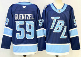 Fanatics Tampa Bay Lightning #59 Jake Guentzel Blue 2026 Stadium Series NHL Jersey