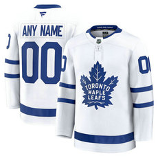 Fanatics Toronto Maple Leafs Custom White Authentic Stitched NHL Jersey