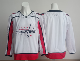 Fanatics Washington Capitals Blank White Authentic Stitched NHL jersey