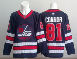 Fanatics Winnipeg Jets #81 Kyle Connor Navy Classic Authentic Stitched NHL jerseys