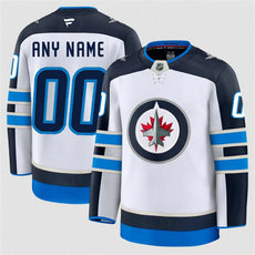 Fanatics Winnipeg Jets Custom White Authentic Stitched NHL Jersey