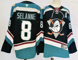 Fanatics Anaheim Ducks #8 Teemu Selanne 2024 Authentic Stitched NHL Jersey