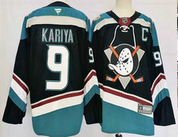 Fanatics Anaheim Ducks #9 Paul Kariya 2024 Authentic Stitched NHL Jersey