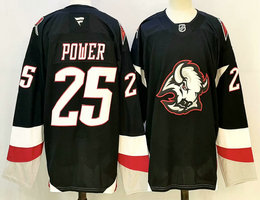 Fanatics Buffalo Sabres #25 Owen Power Black Stitched Jersey