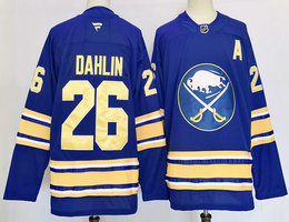 Fanatics Buffalo Sabres #26 Rasmus Dahlin Blue Authentic Stitched NHL Jersey