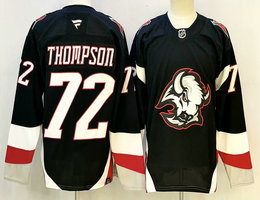 Fanatics Buffalo Sabres #72 Tage Thompson Black Stitched Jersey