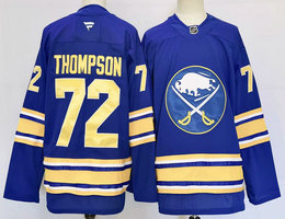 Fanatics Buffalo Sabres #72 Tage Thompson Blue Authentic Stitched NHL Jersey