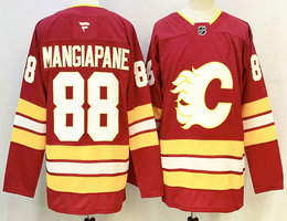 Fanatics Calgary Flames #88 Andrew Mangiapane Red Authentic Stitched NHL Jersey