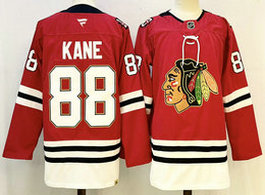 Fanatics Chicago Blackhawks #88 Patrick Kane Red 100th Authentic Stitched NHL jersey