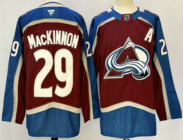 Fanatics Colorado Avalanche #29 Nathan MacKinnon Red Authentic Stitched NHL Jersey